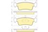 GIRLING 6108672 Brake Pad Set, disc brake